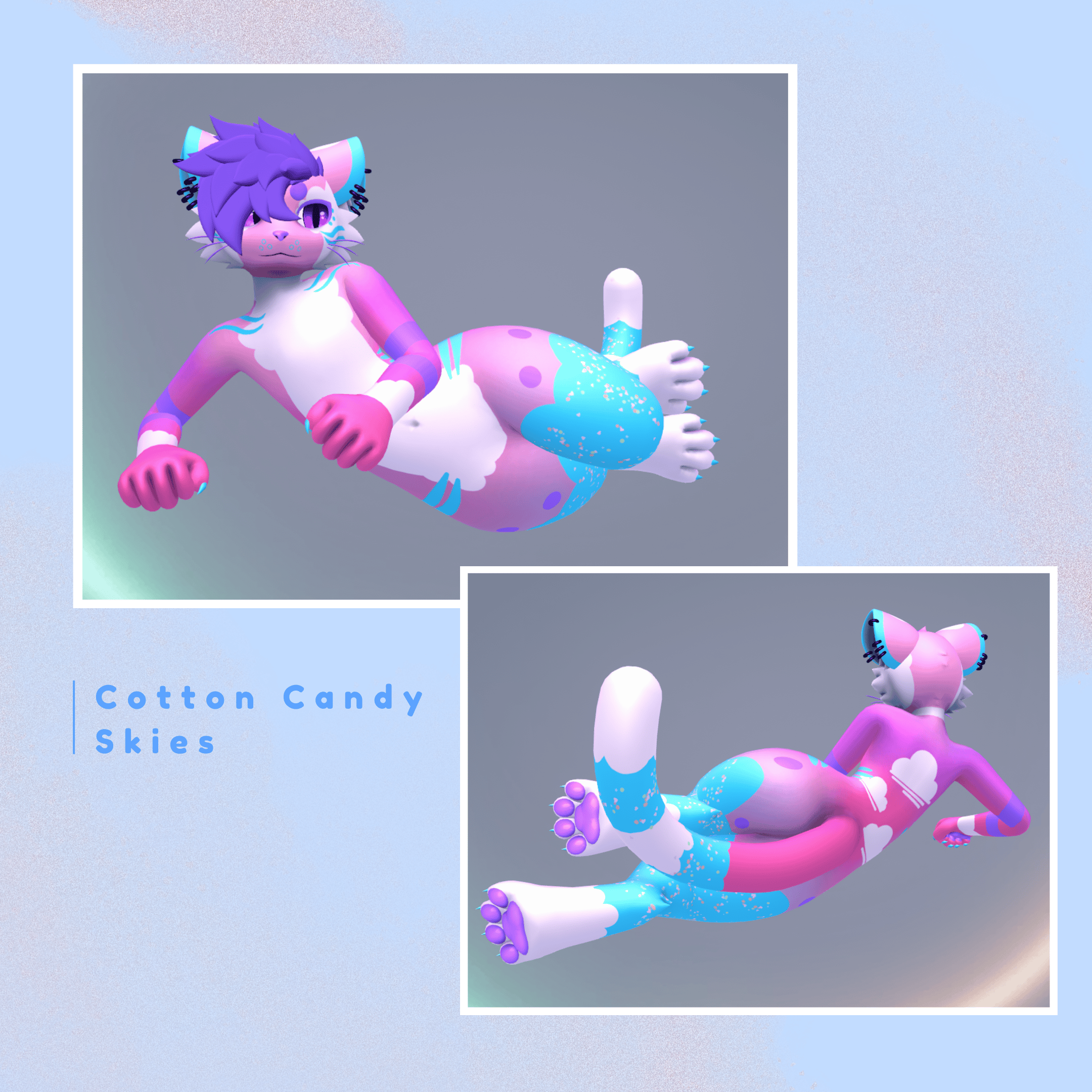 Cotton Candy Skies - Mayu Texture PNGs