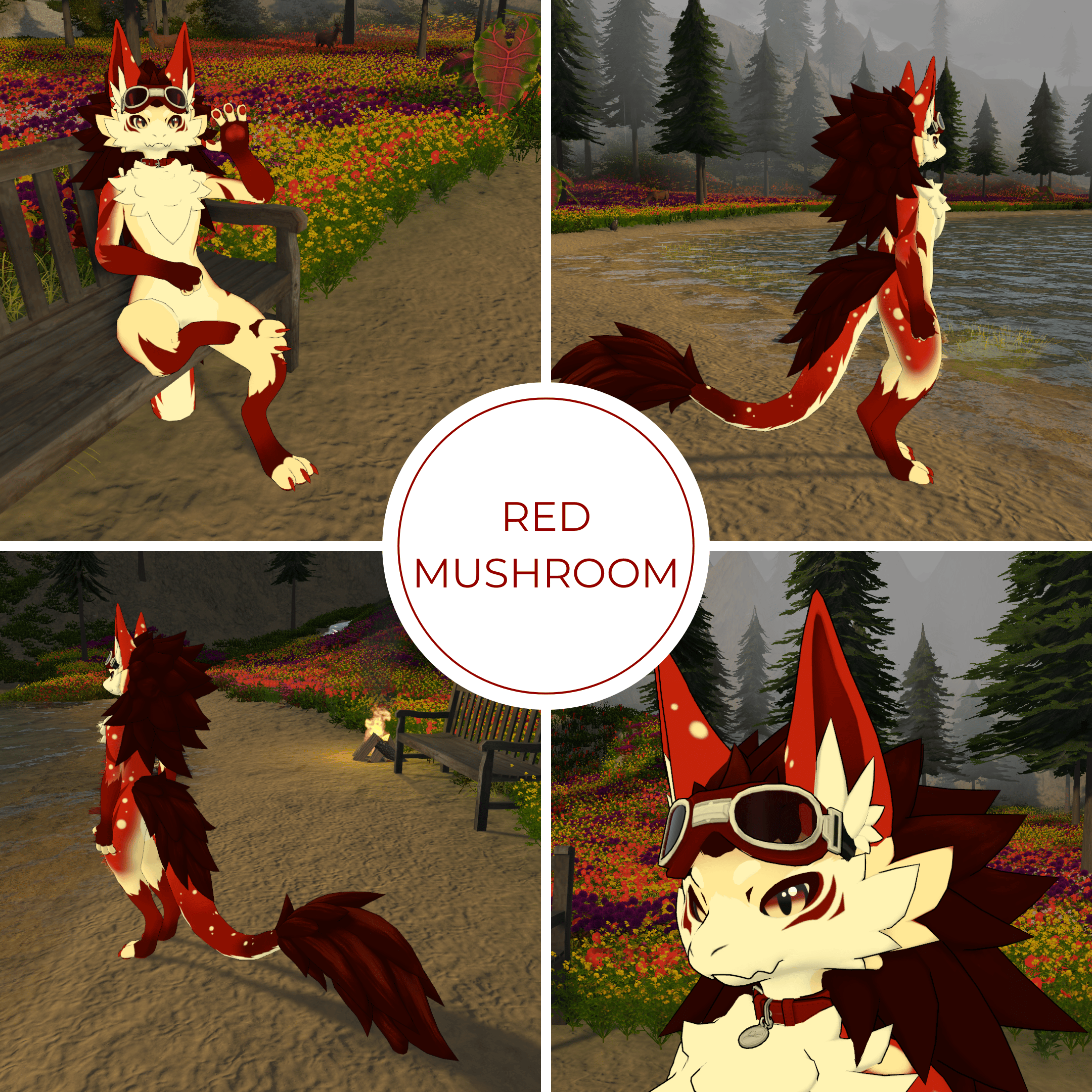 Red Mushroom - Novabeast Texture PNGs