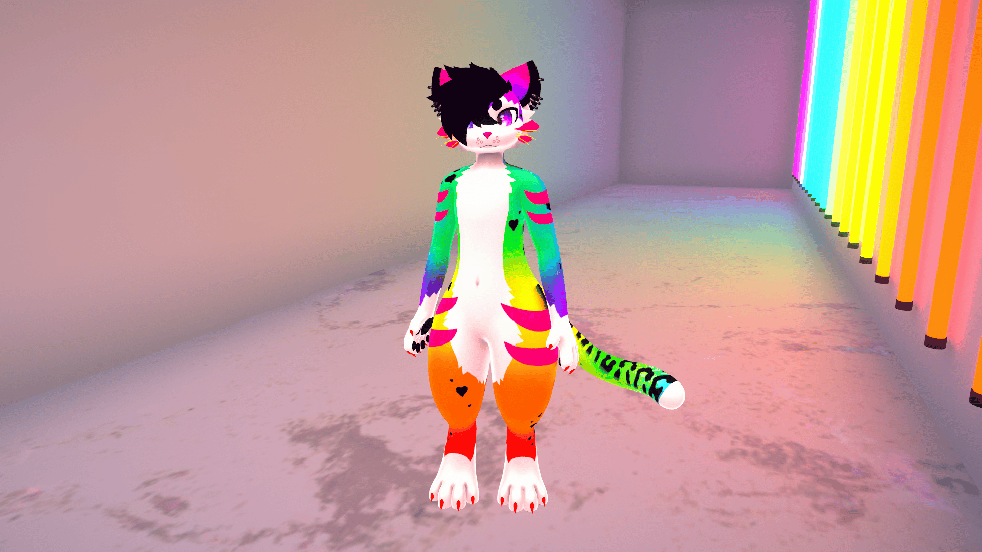 Rainbow Cheetah - Mayu Textures PNGs