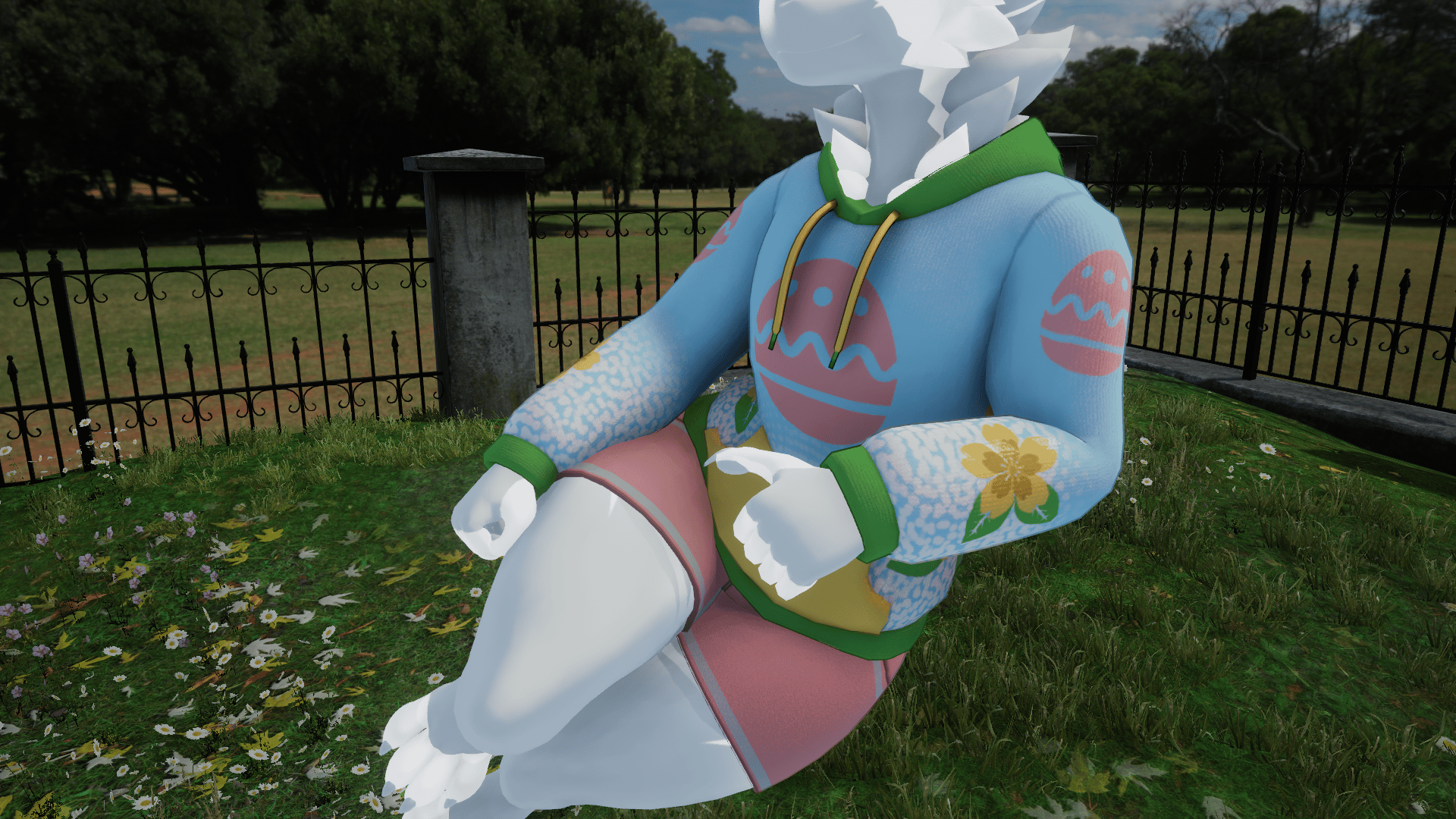 Easter Fluffgan Clothes Textures PNGs