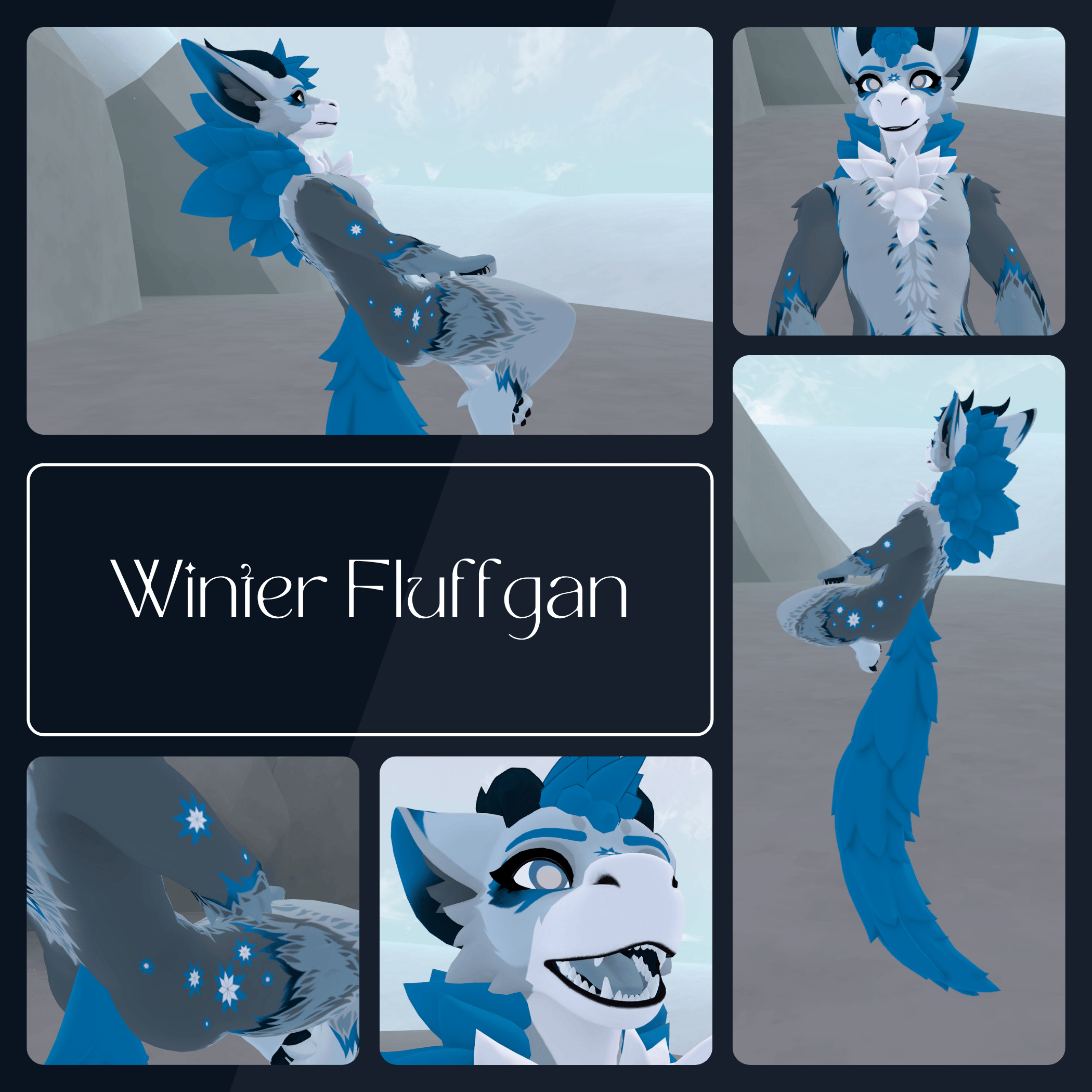 Winter Fluffgan Textures PNGs