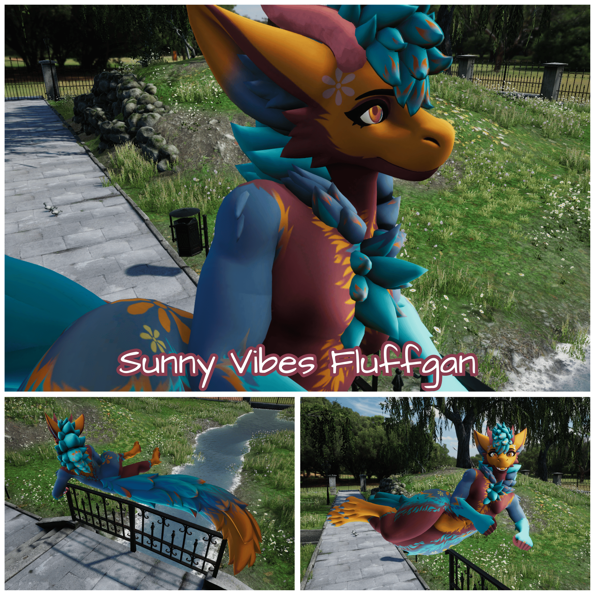 Sunny Vibes - Fluffgan Texture PNGs