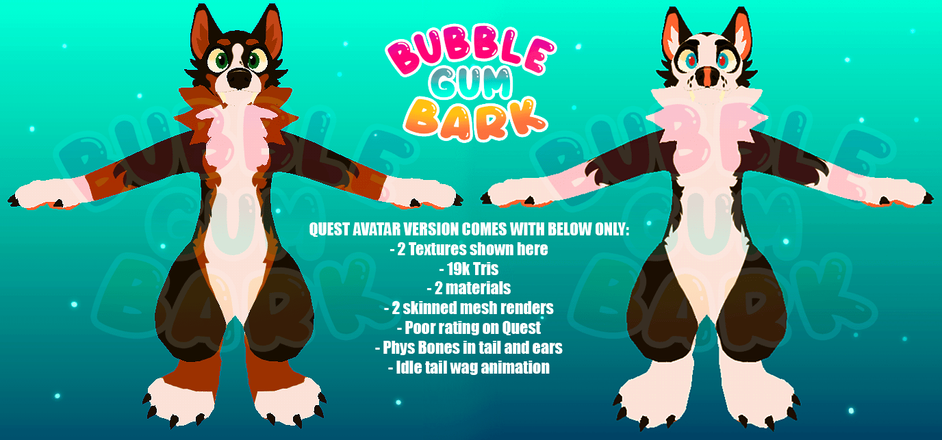 BGB Canine VRChat Avatar Base