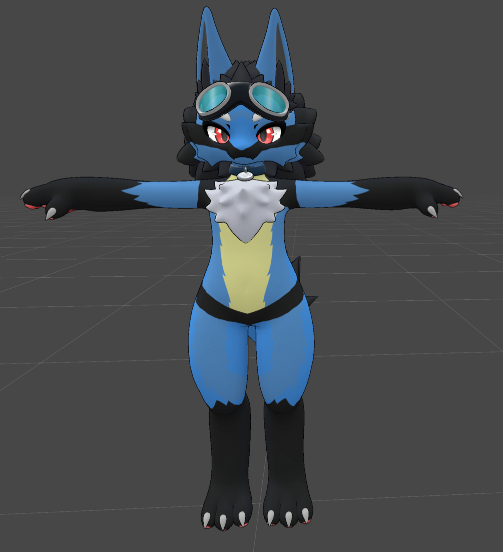 Chibi Novabeast - Lucario Texture