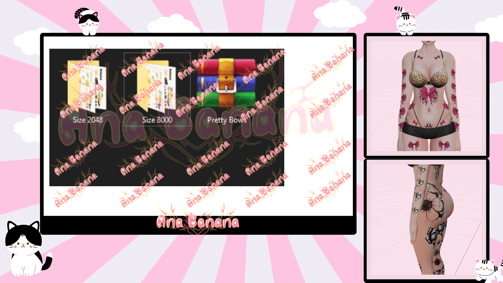 (J:)🎀 Pretty Bows | VrBase Egirl