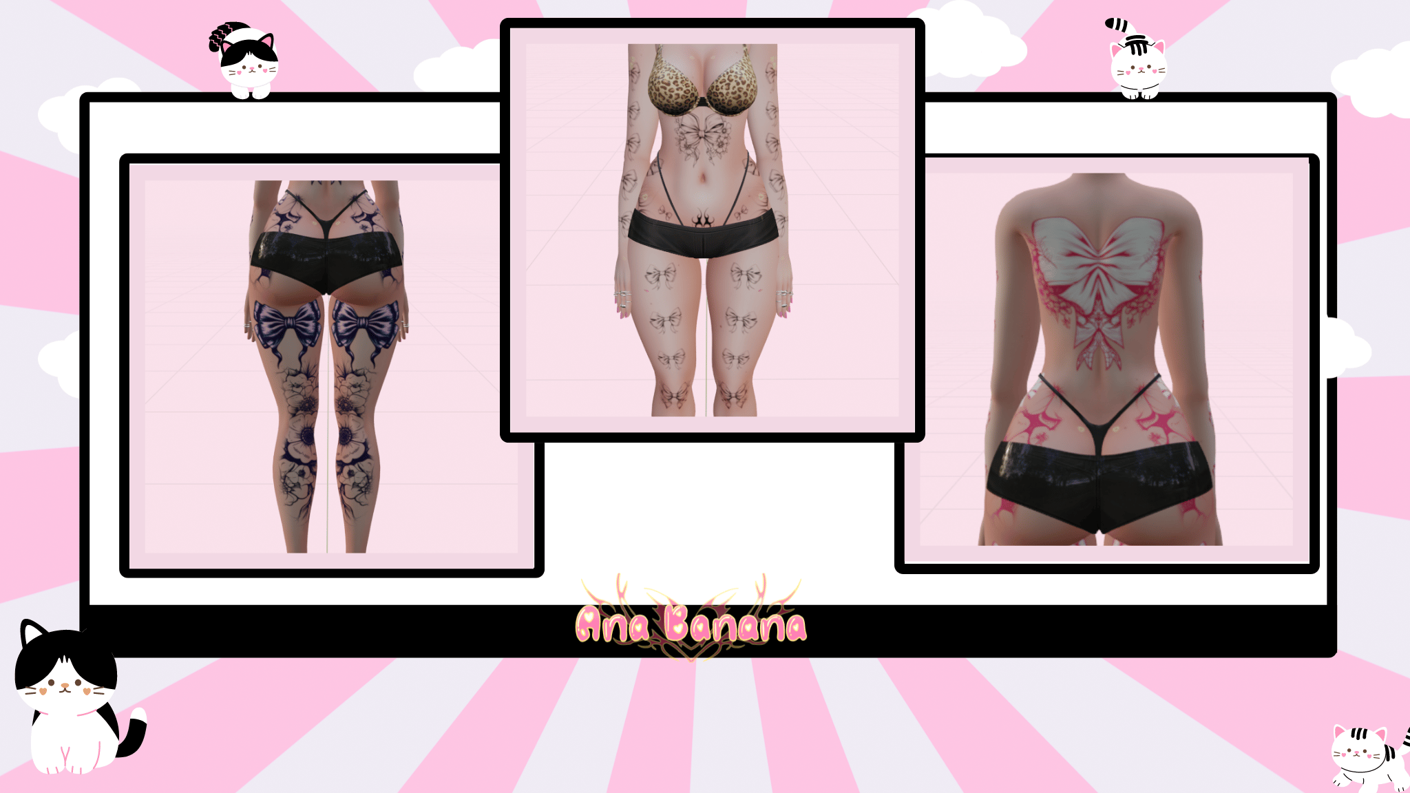 (J:)🎀 Pretty Bows | VrBase Egirl
