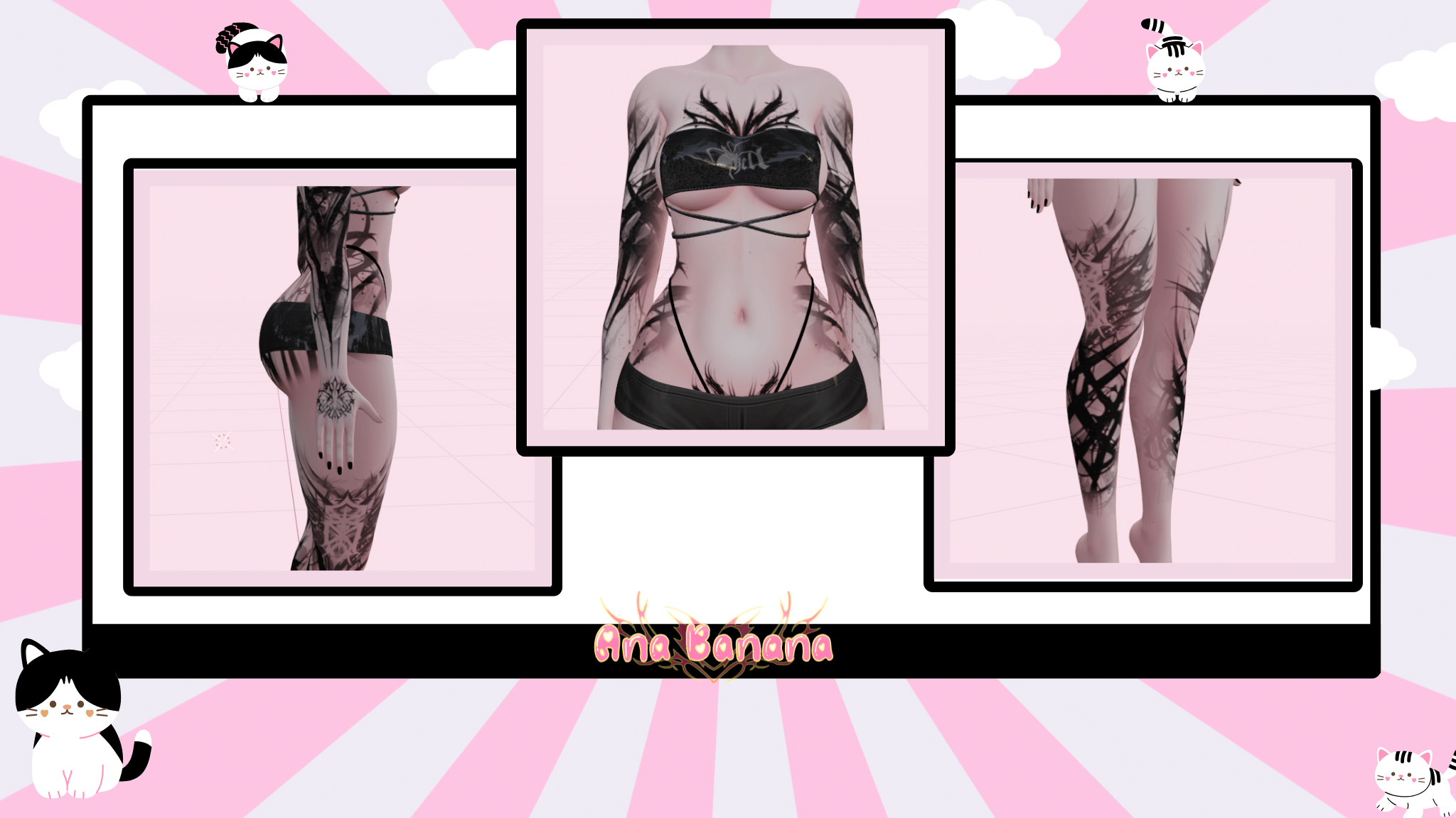 (J:)🖤 Dark Tatts | Vrbase Egirl