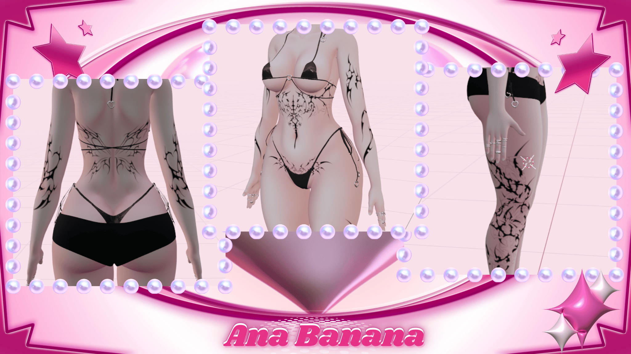 (J:)☠️ Cybersigilism Tatts | Vrbase Egirl