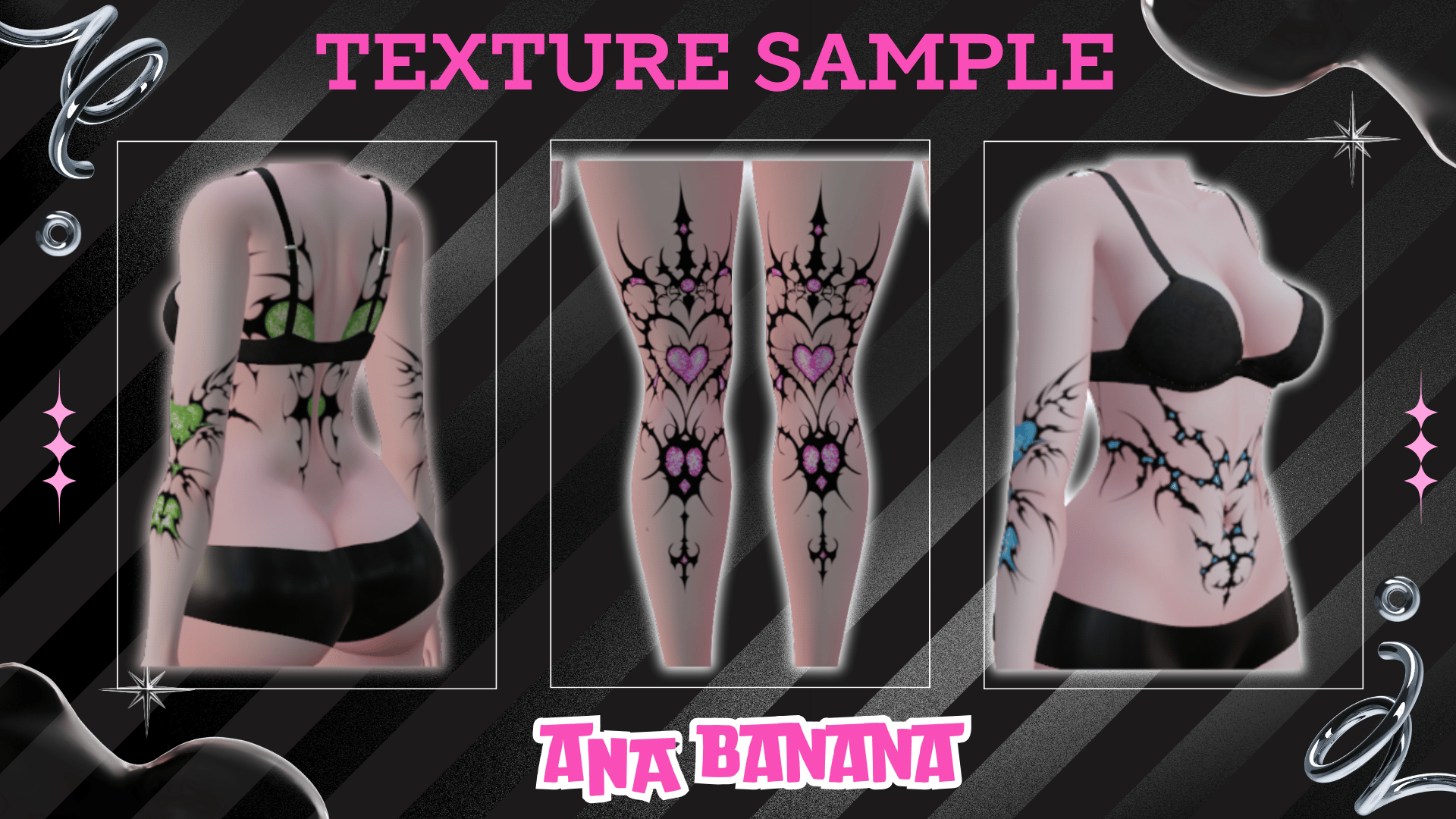 (J:)😈 Succubus Sigilism Tatts | Vrbase Egirl