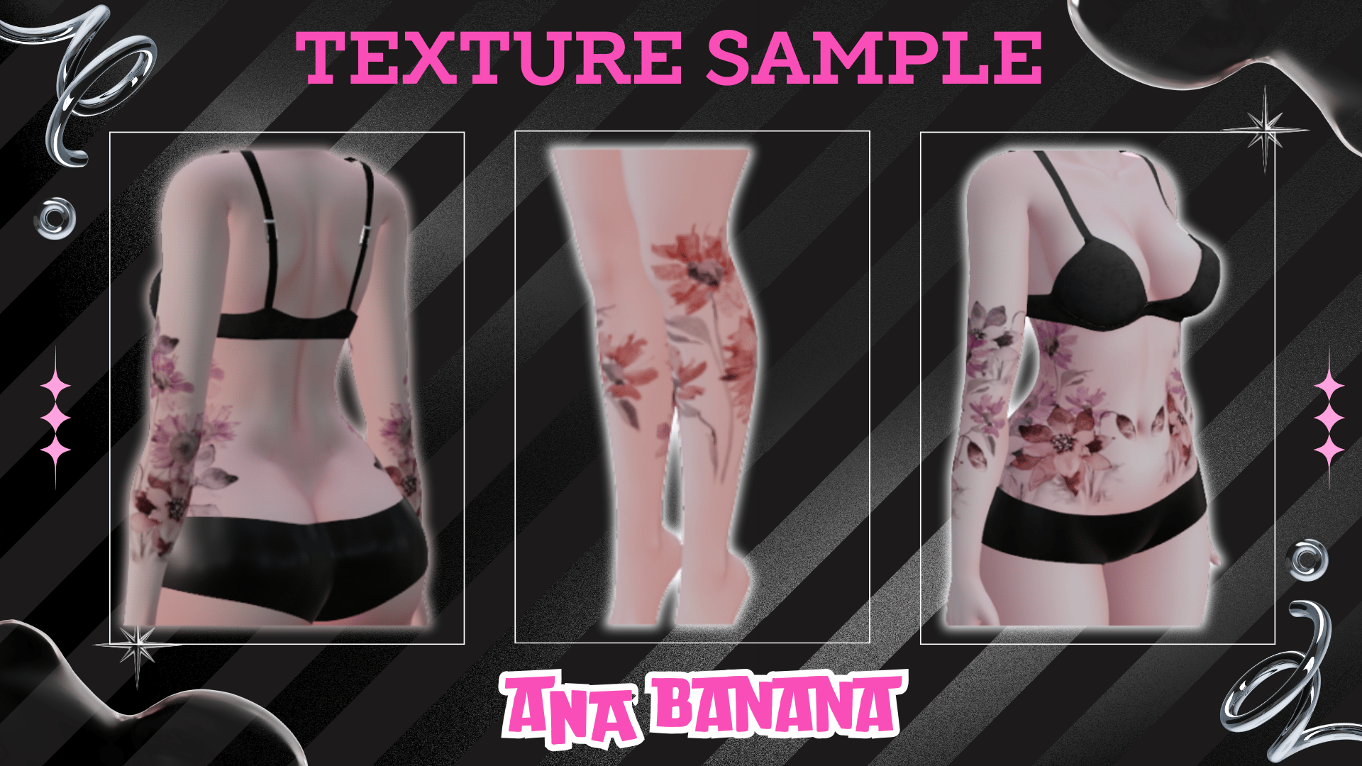 (J:)💐 Watercolors Flowers Tatts | Vrbase Egirl