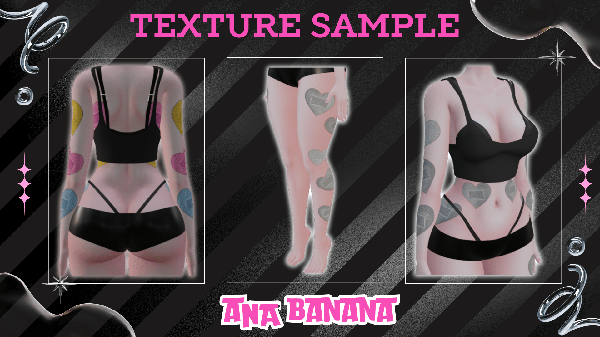 (J:)๐ฉน Heart Bandaids Tatts | Vrbase Egirl