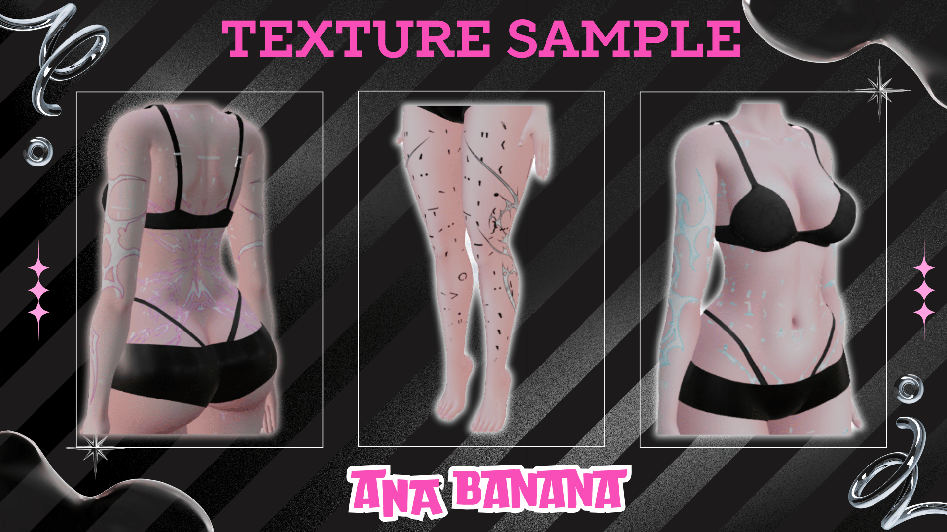 (J:)🤖 Digital Diva Tatts | Vrbase Egirl