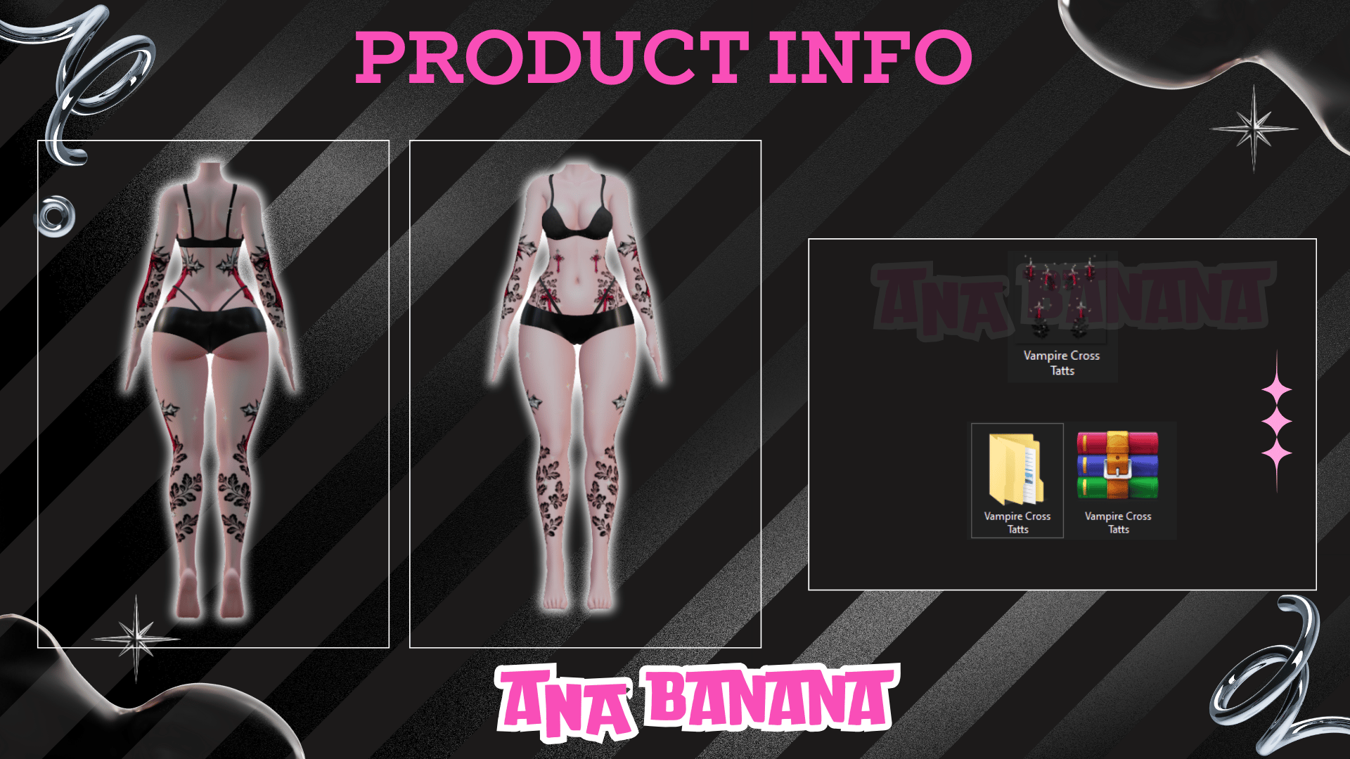 (J:)ð§ Vampire Cross Tatts | Vrbase Egirl