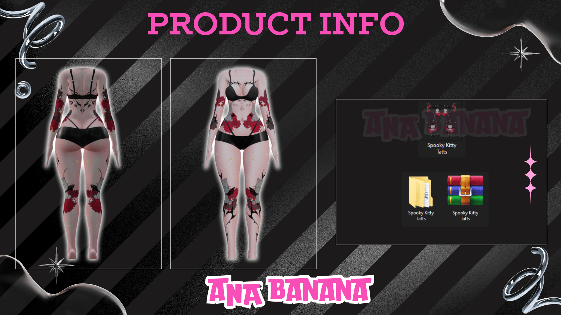 (J:)🐈 Spooky Kitty Tatts | Vrbase Egirl
