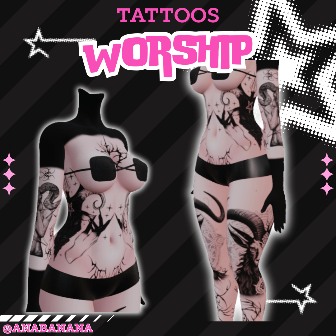 (J:)๐ Worship Tatts | Vrbase Egirl