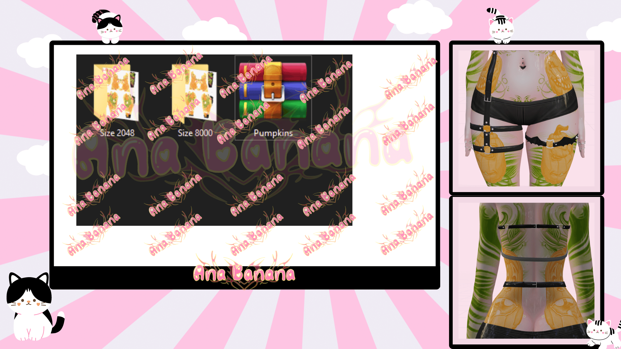 (J:)🎃 Pumpkins Tatts | VrBase Egirl