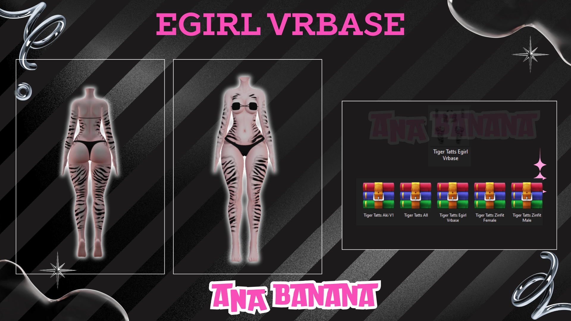 (J:)🐅 Tiger Tatts | Egirl + Akii V1 + Zinfit F/M
