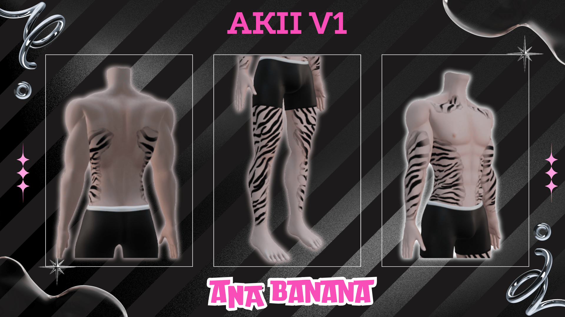(J:)🐅 Tiger Tatts | Egirl + Akii V1 + Zinfit F/M