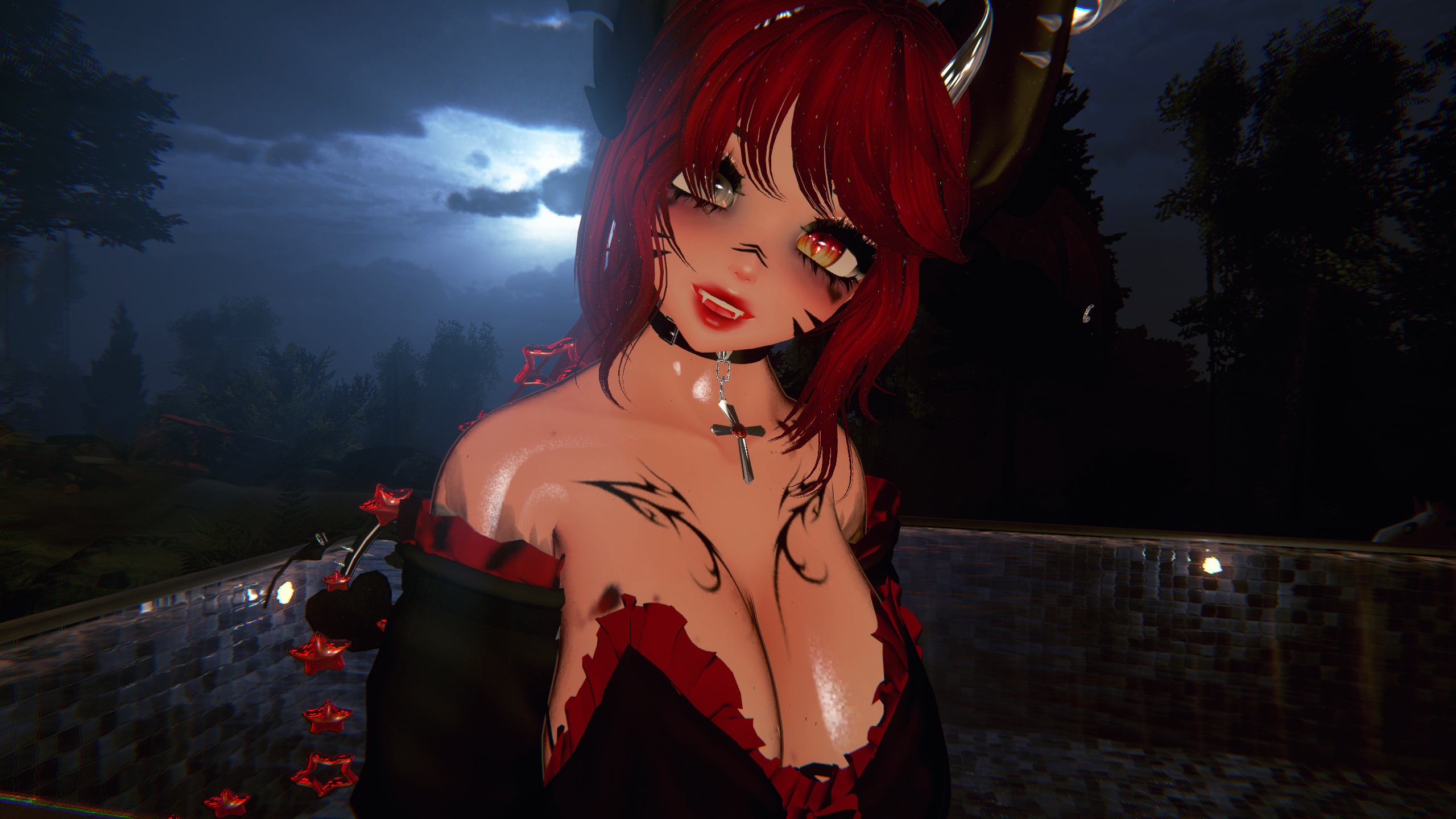 (J:)🦇 Rosalie the Vampire | Vrcft + Pc + Quest