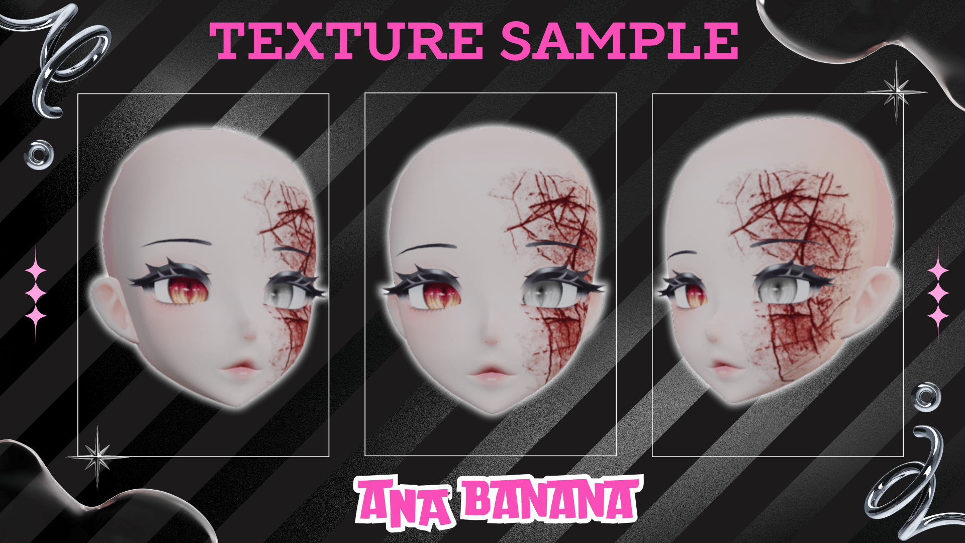 (J:)🩸 Cracked Skin Makeup | Cici + Starlight
