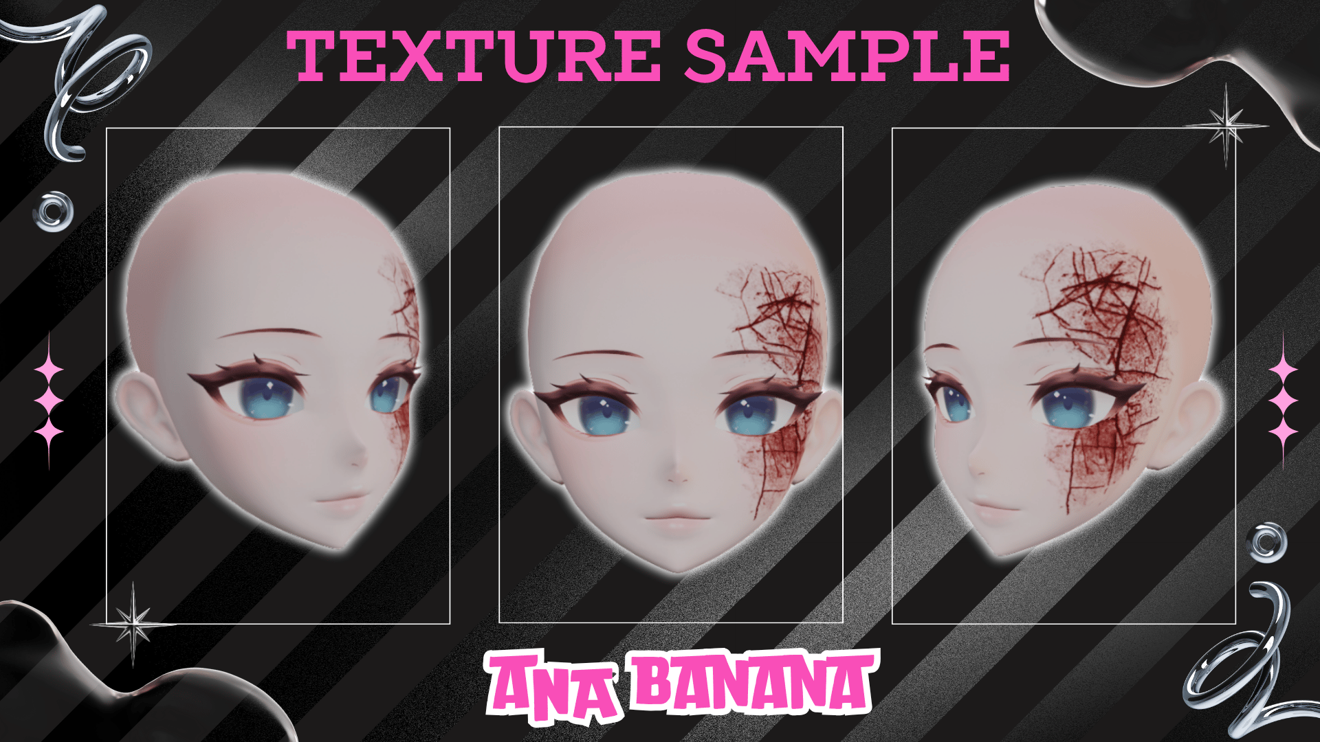 (J:)🩸 Cracked Skin Makeup | Cici + Starlight