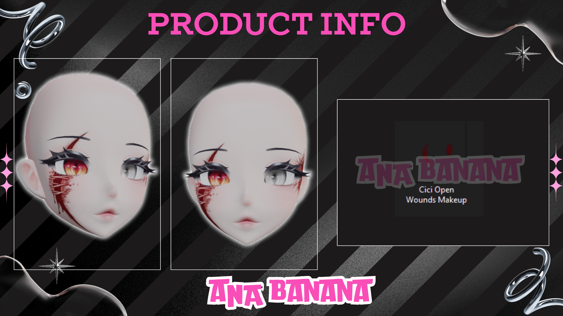 (J:)🩹 Open Wounds Makeup | Cici + Starlight