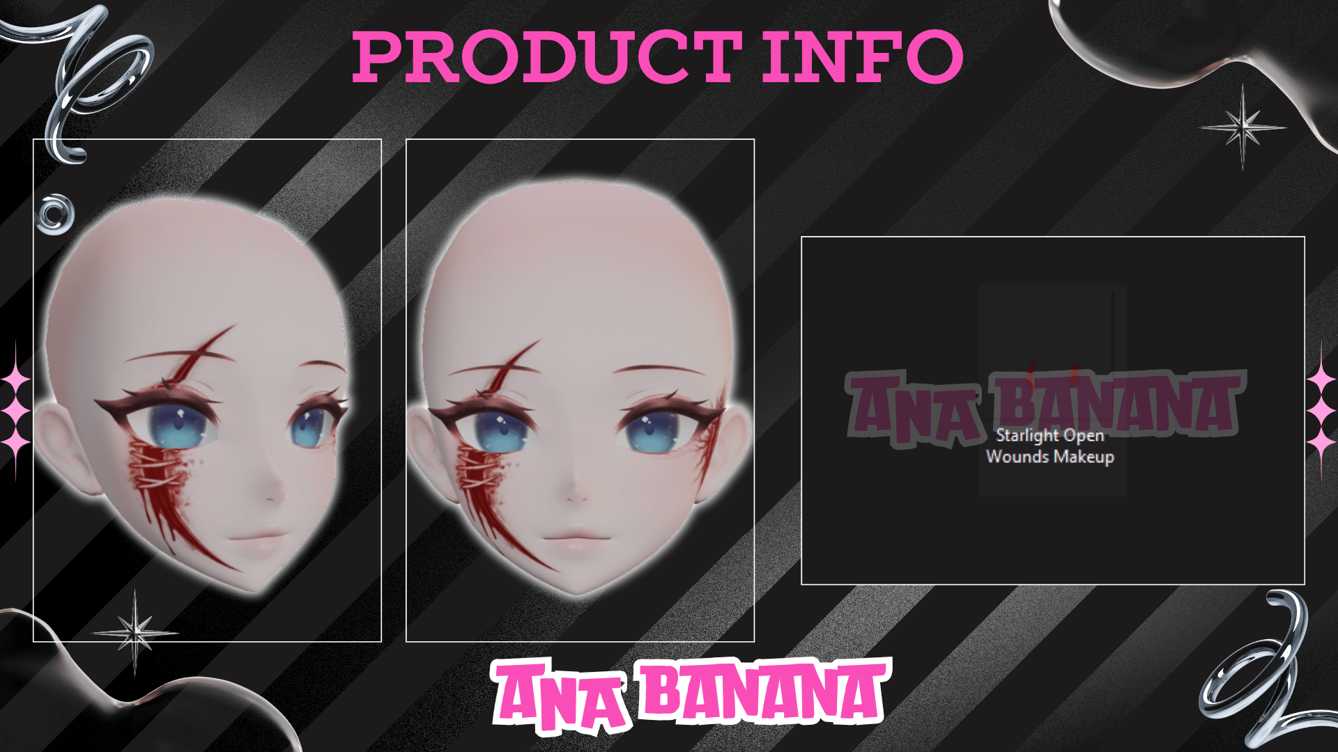 (J:)🩹 Open Wounds Makeup | Cici + Starlight