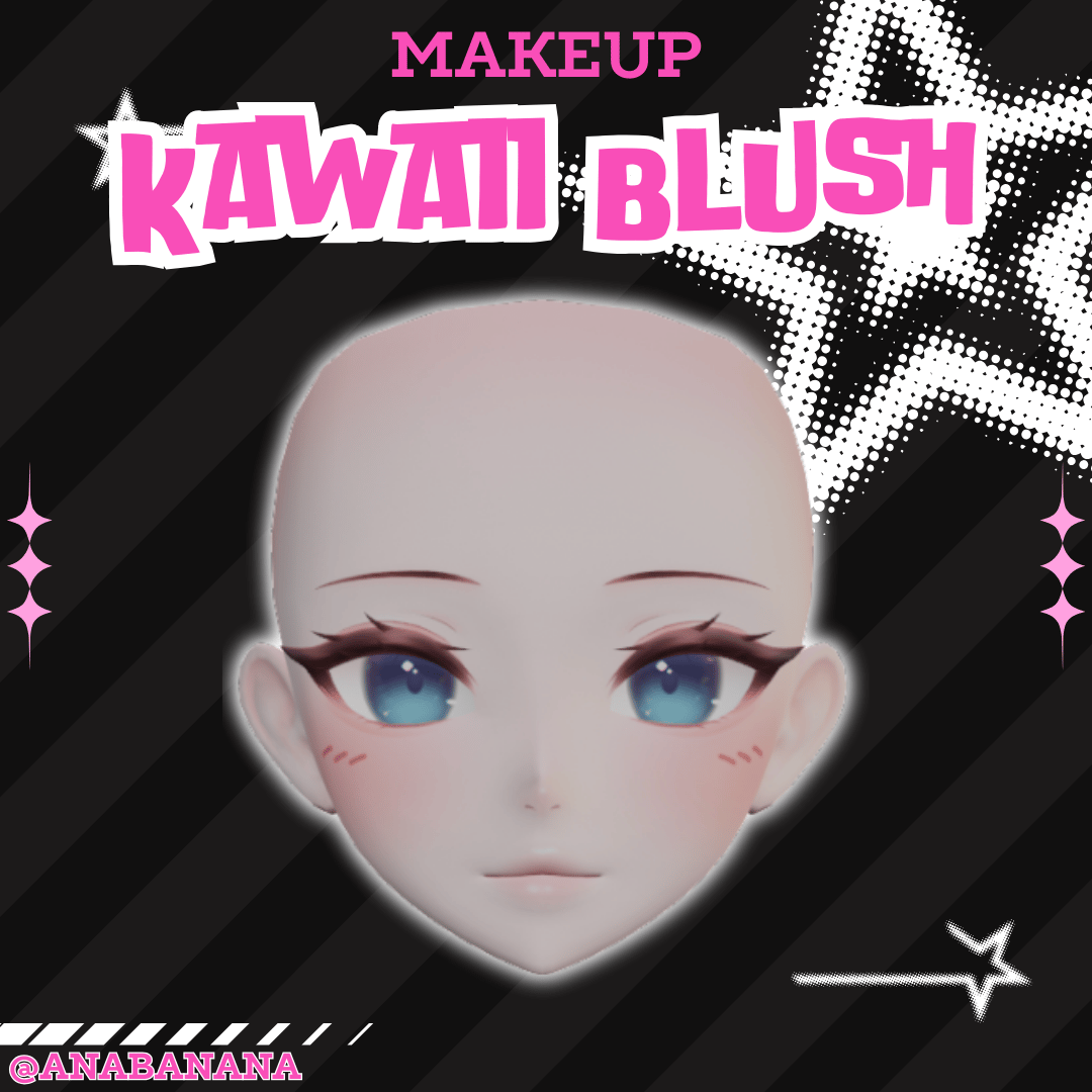(J:)😊 Kawaii Blush Makeup | Cici + Starlight