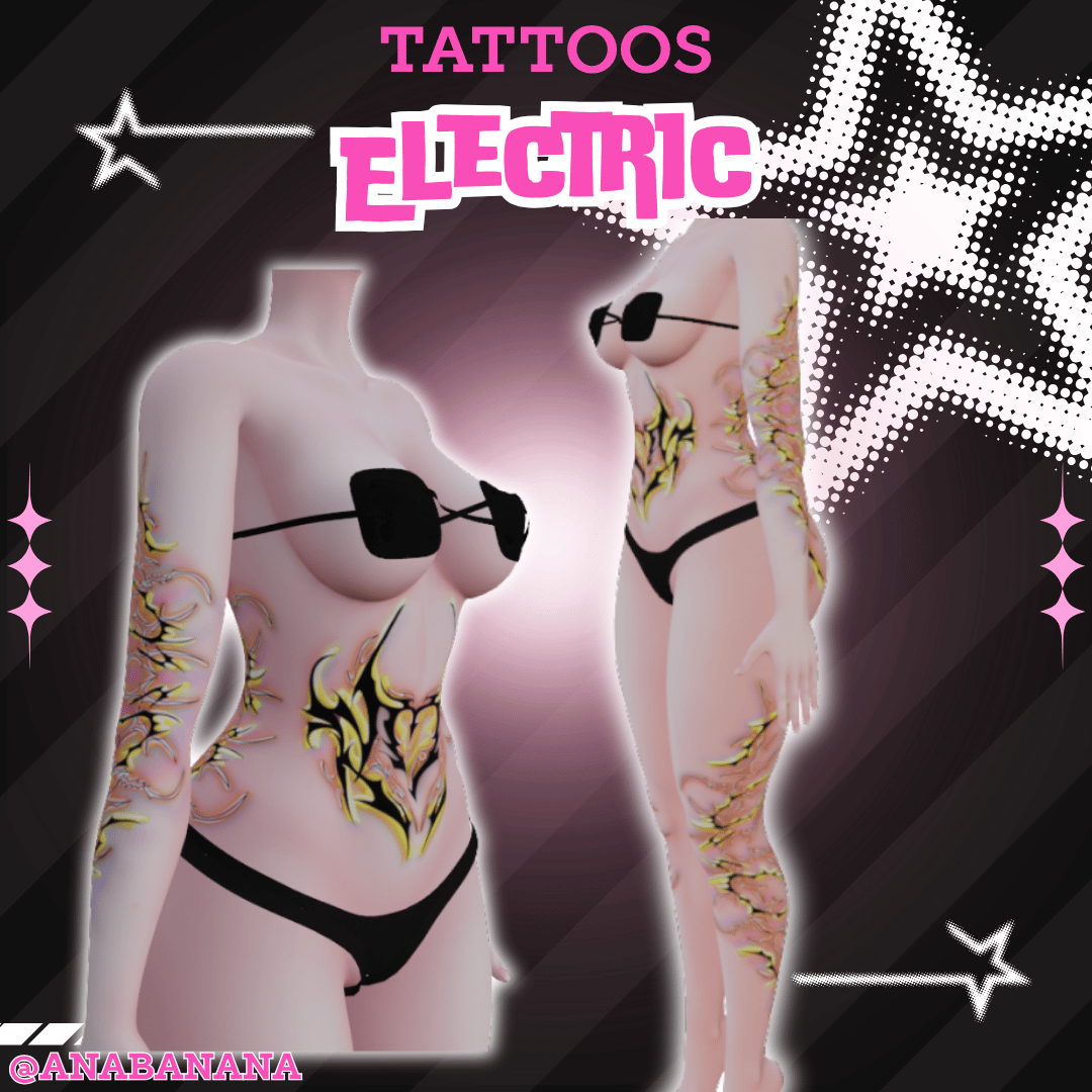 ⚡ Electric Tatts | Vrbase Egirl