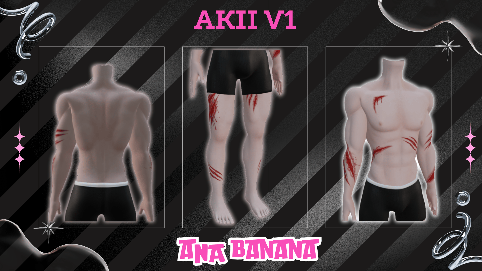 đș Werewolf Marks V1 Tatts | Akii V1