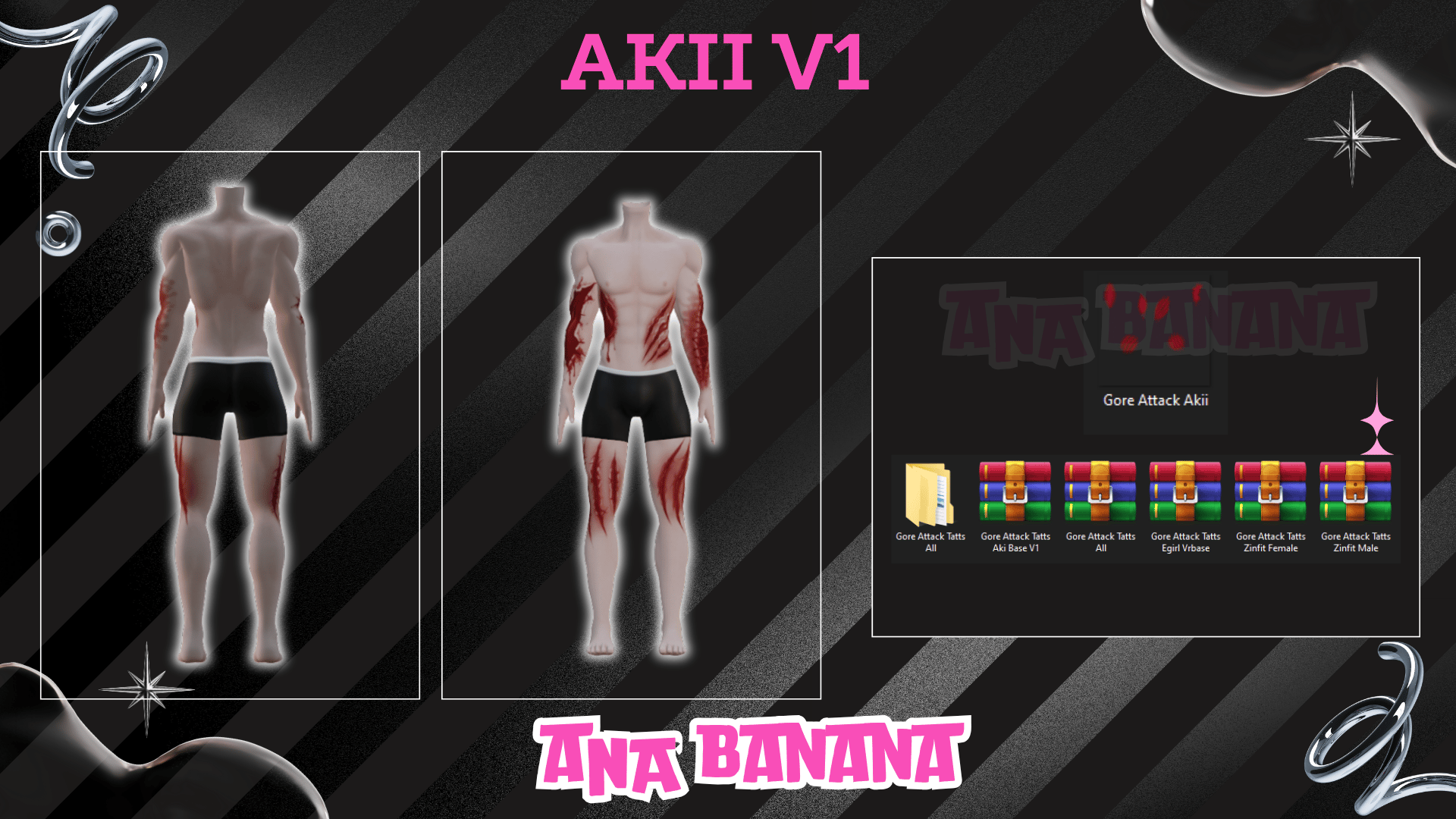 🩸 Gore Attack Tatts | Akii V1
