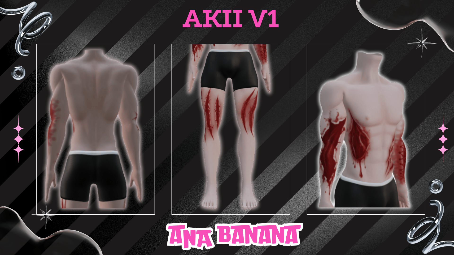 🩸 Gore Attack Tatts | Akii V1
