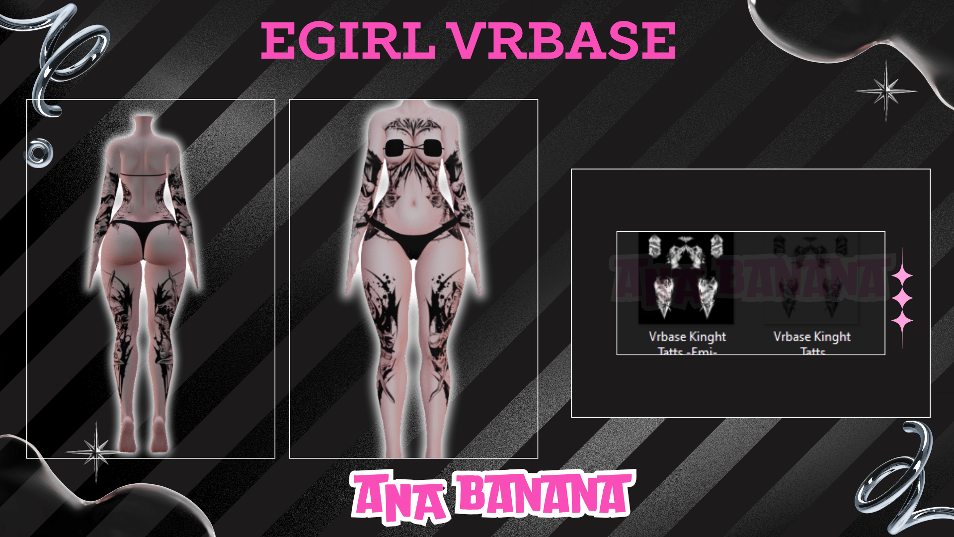 (J:)⚔️ Knight Tatts | Egirl + Akii V1 + Zinfit F/M