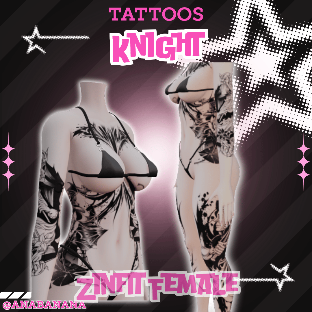 (J:)⚔️ Knight Tatts | Egirl + Akii V1 + Zinfit F/M
