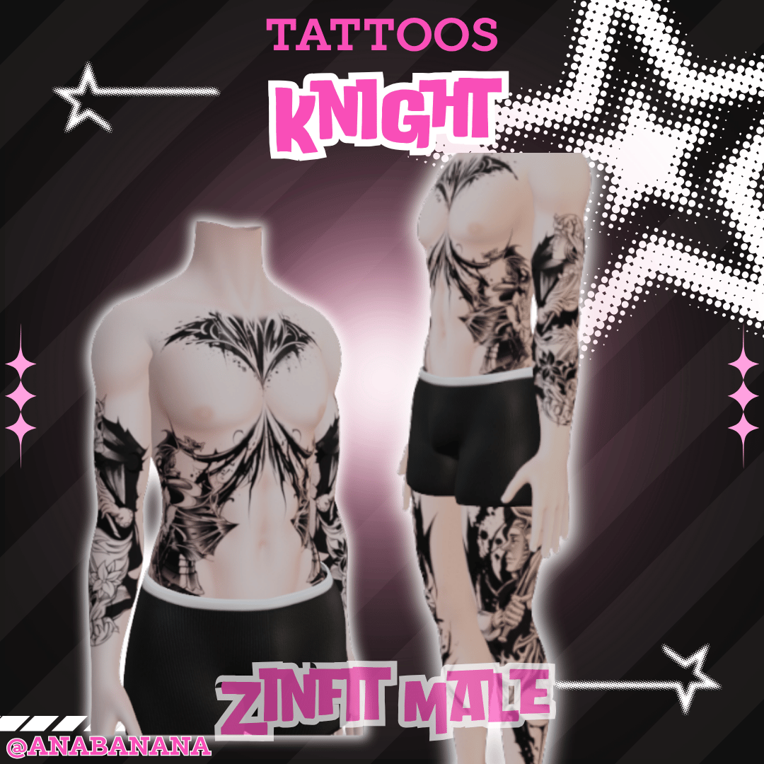 (J:)⚔️ Knight Tatts | Egirl + Akii V1 + Zinfit F/M