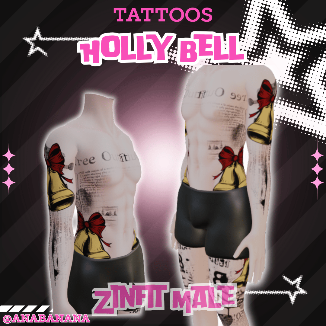 (J:)๐ Holly Bell Tatts | Vrbase + Akii + Zinfit F/M