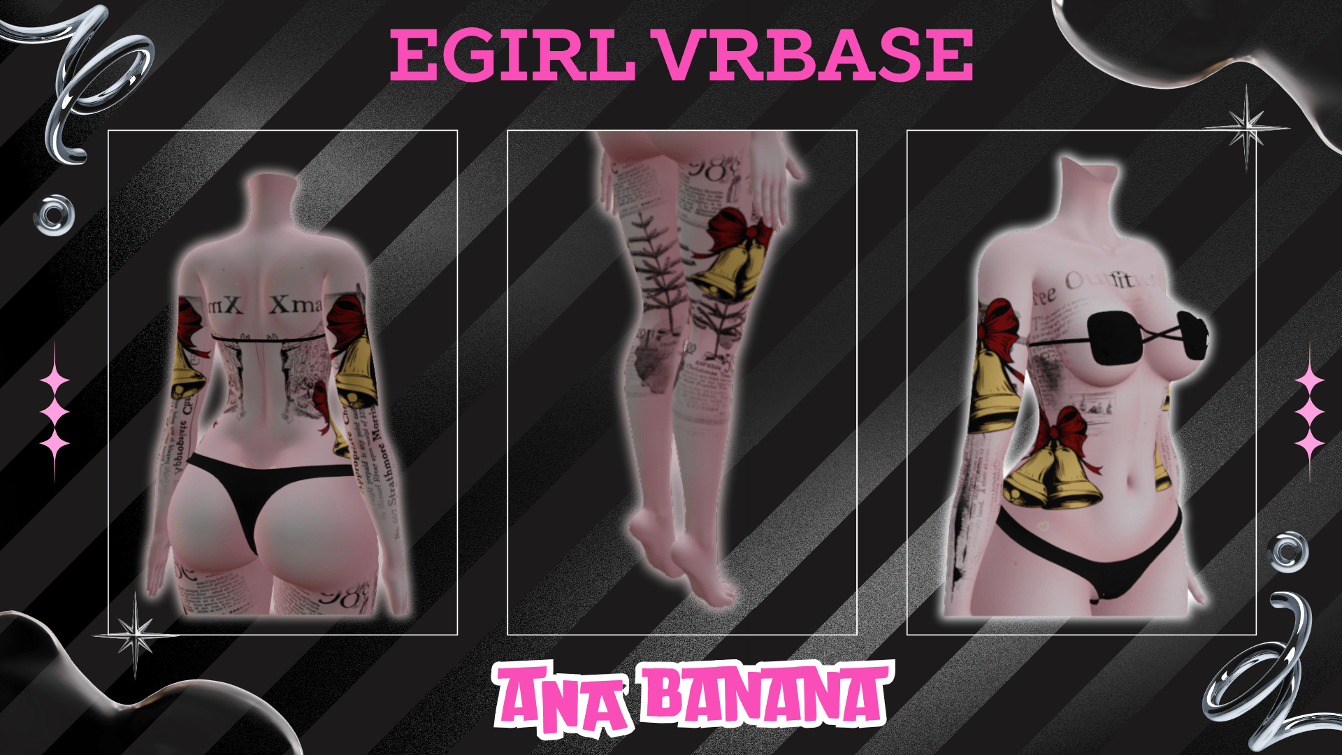 (J:)๐ Holly Bell Tatts | Vrbase + Akii + Zinfit F/M