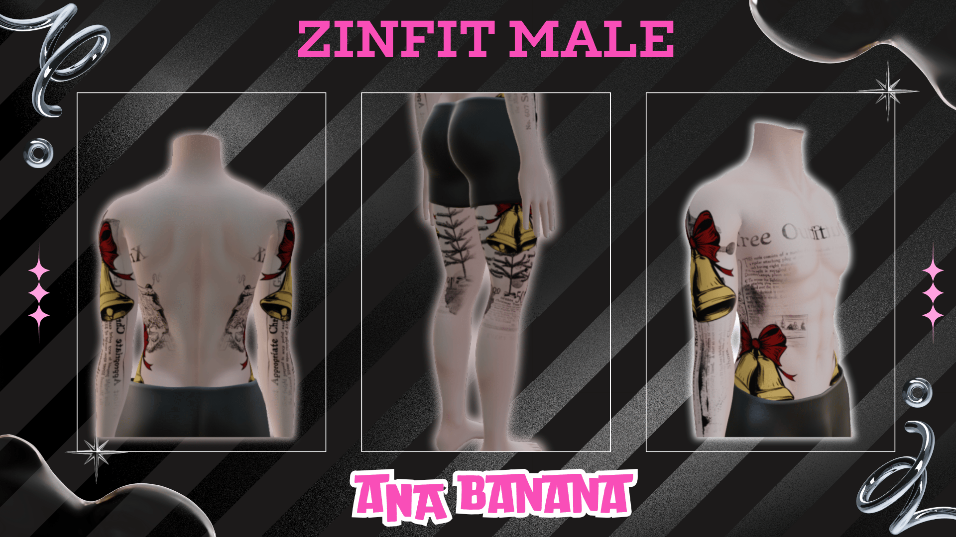 (J:)๐ Holly Bell Tatts | Vrbase + Akii + Zinfit F/M