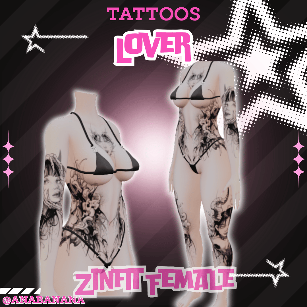 ❤️ Lover Tatts | Zinfit Female