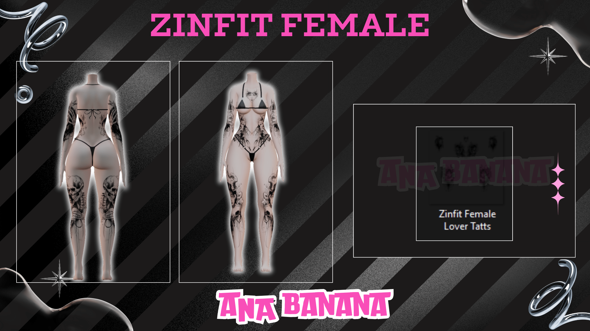❤️ Lover Tatts | Zinfit Female