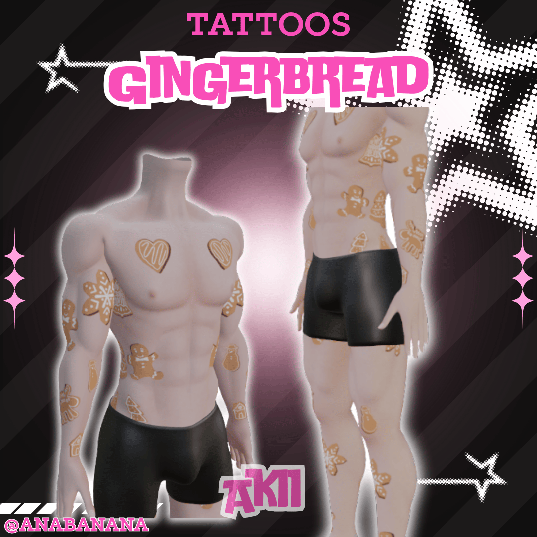 🍪 Gingerbread Tatts | Akii