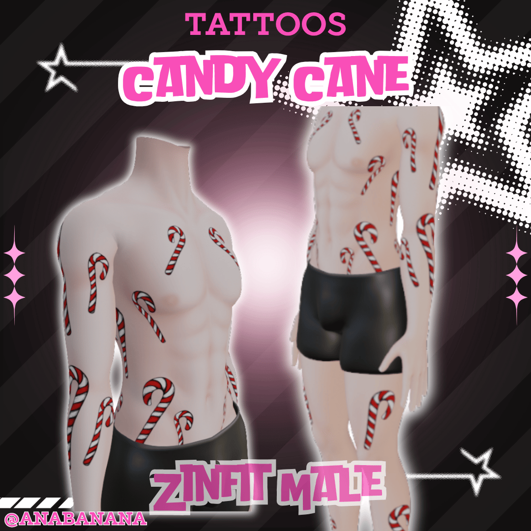 ð¬ Candy Cane Tatts | Zinfit Male
