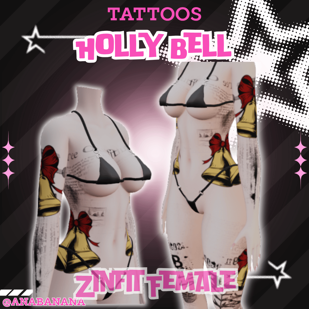 🔔 Holly Bell Tatts | Zinfit Female