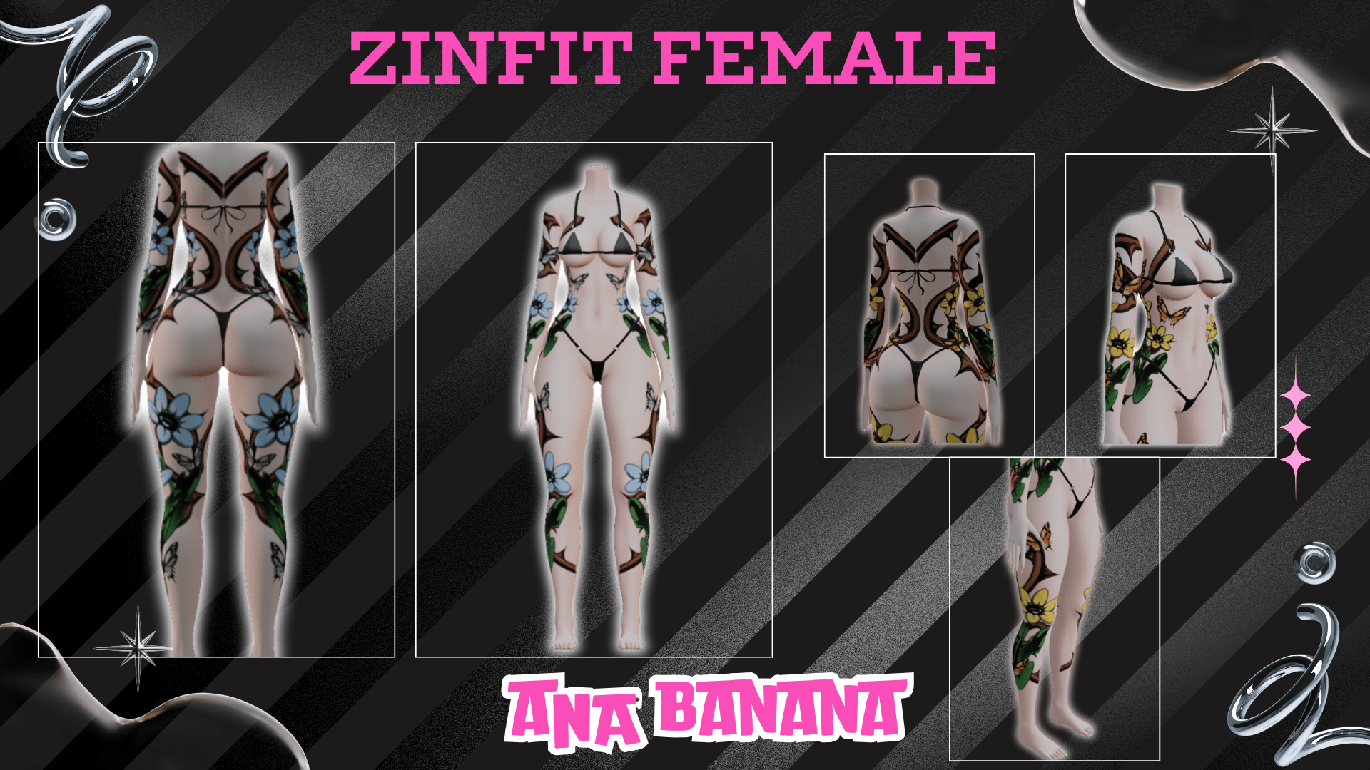 ð»Nature Lover Tatts | Zinfit Female