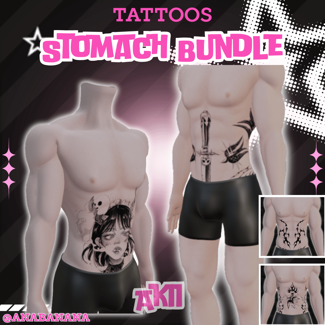 🖊️ Stomach Bundle Tatts | Akii