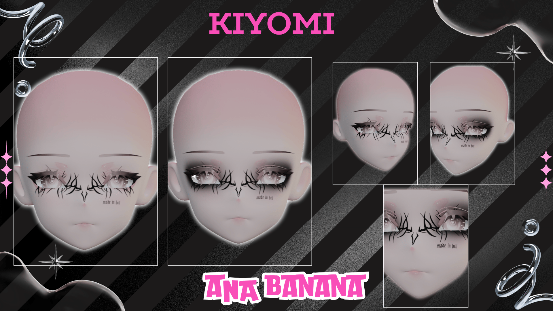 (J:) 🖤Darkness Makeup | Cici + Starlight + Kiyomi + VRB Furry