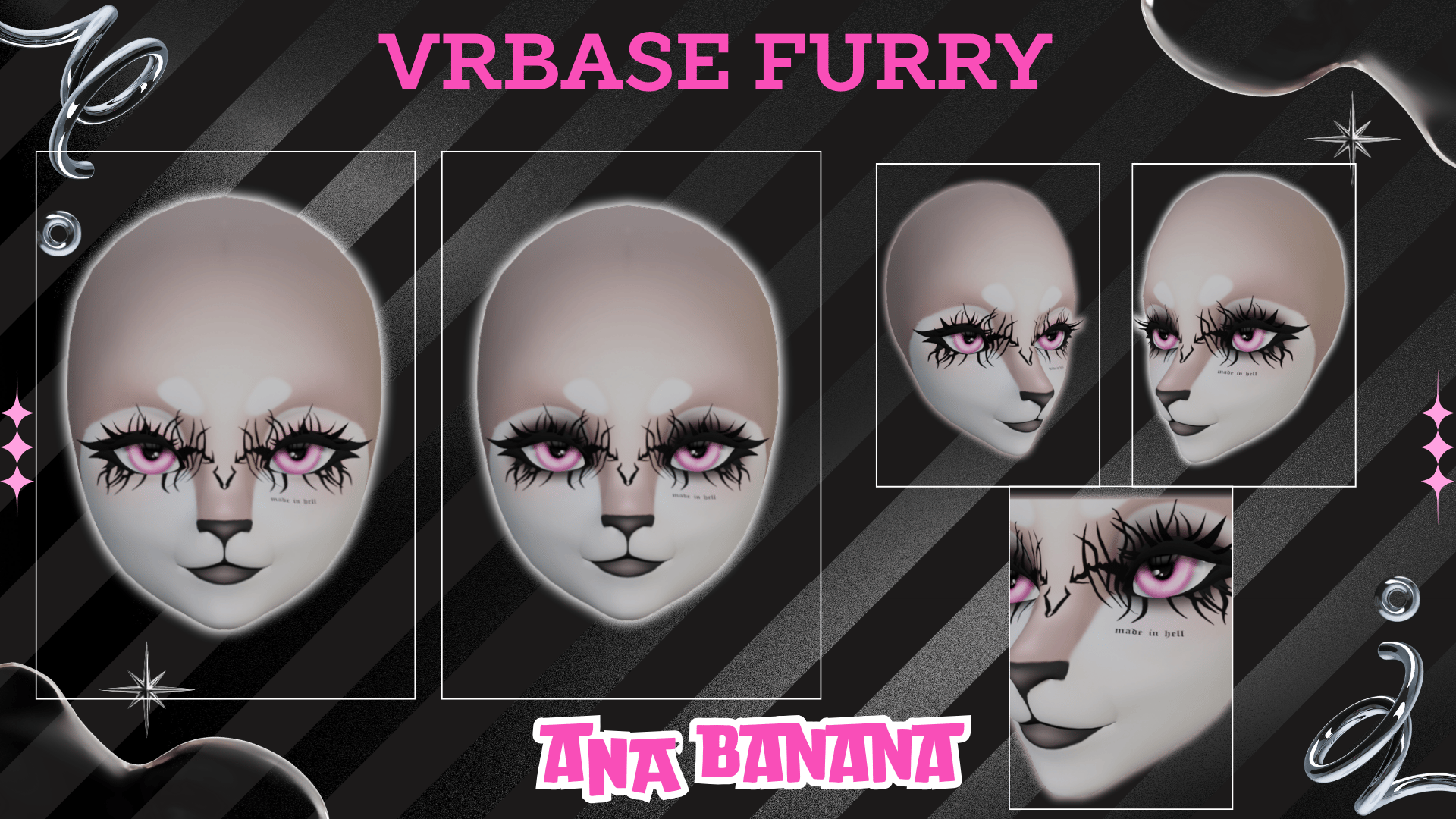 (J:) 🖤Darkness Makeup | Cici + Starlight + Kiyomi + VRB Furry
