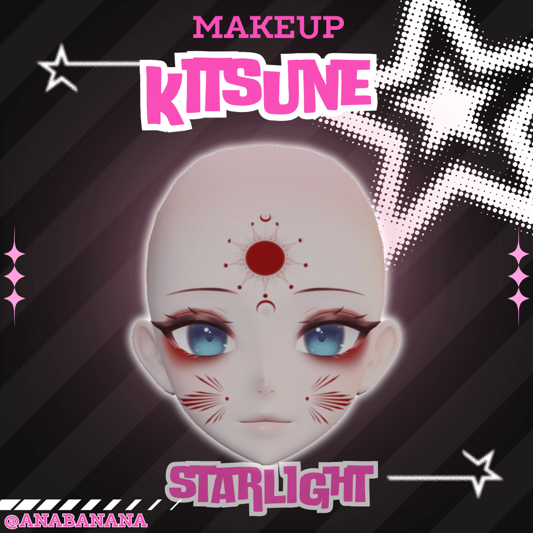 (J:) 🦊Kitsune Makeup | Cici + Starlight + Kiyomi + VRB Furry
