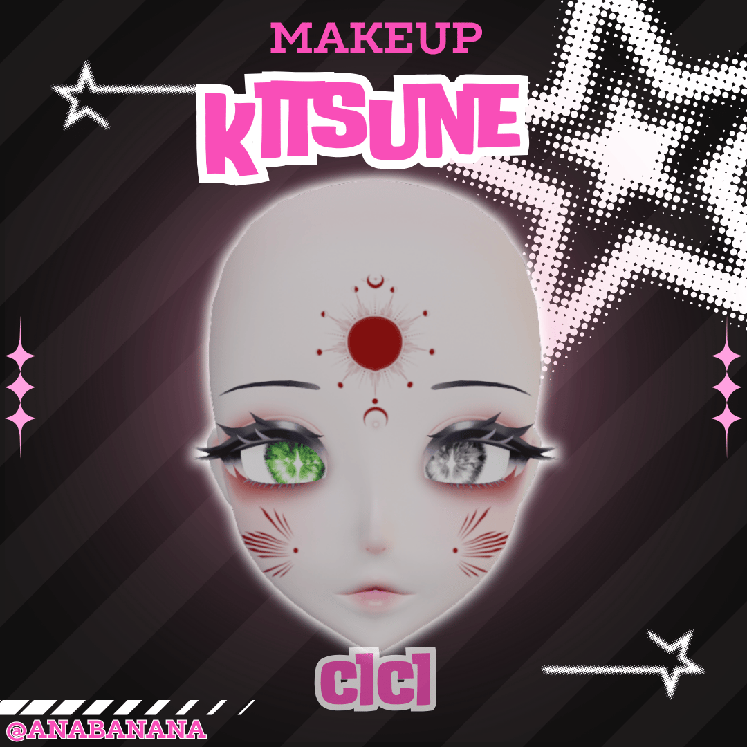 (J:) 🦊Kitsune Makeup | Cici + Starlight + Kiyomi + VRB Furry