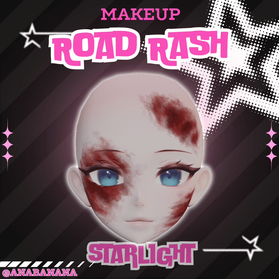 (J:) 🚗 Road Rash Makeup | Cici + Starlight + Kiyomi + VRB Furry
